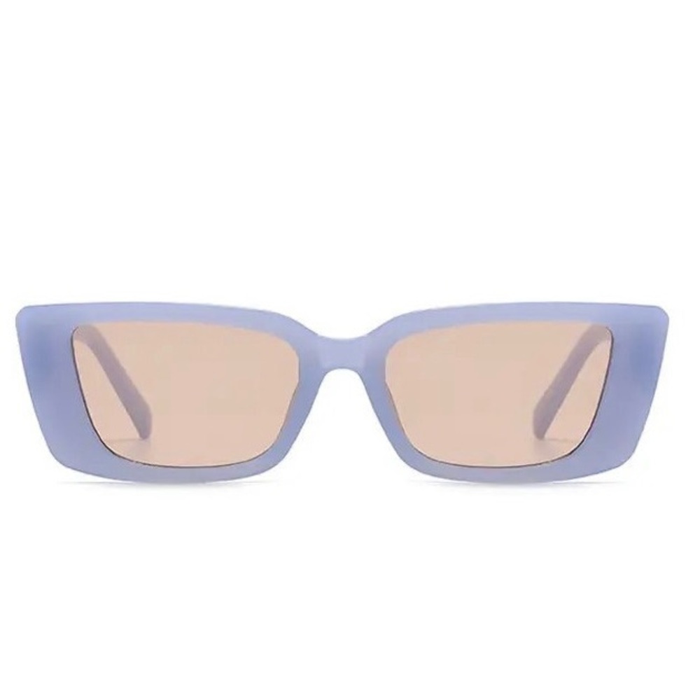 Lavender square shaped glasses